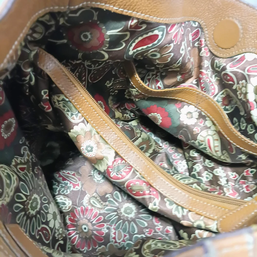 Tiganello Leather Hobo Bag With Beaded Ebellished Strap